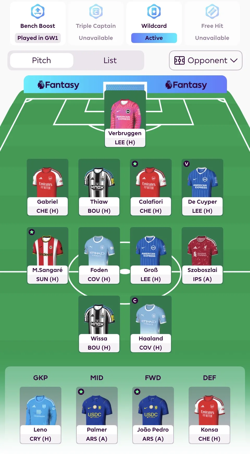 GW3 FPL Physio Team Reveal