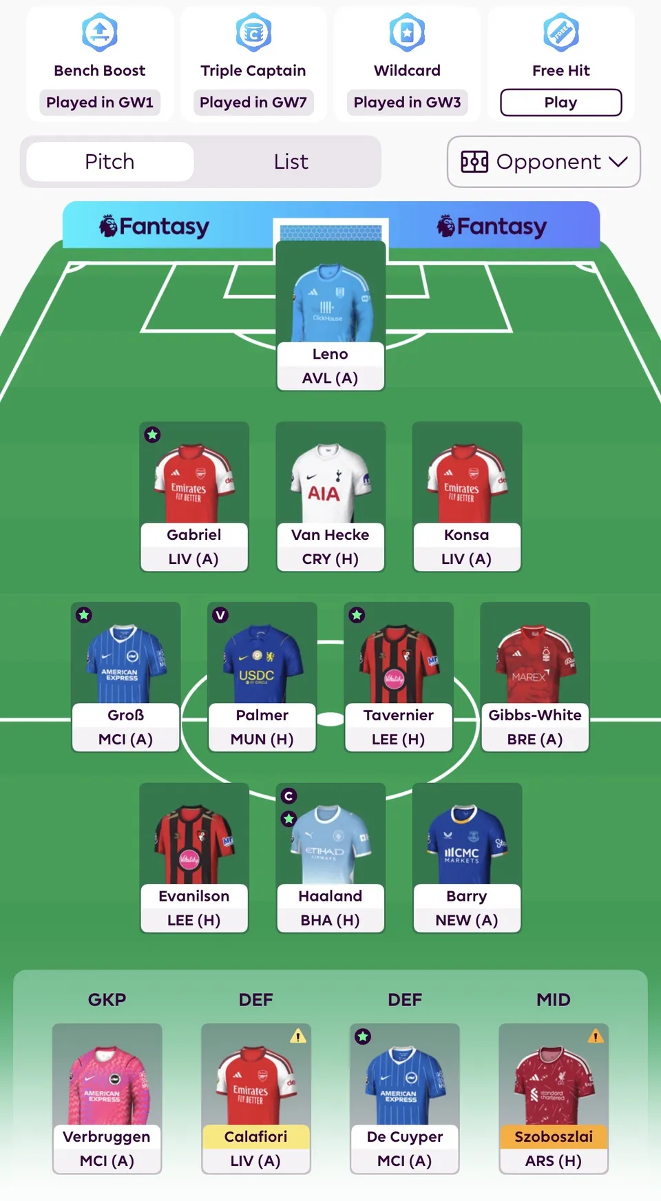 GW9 Team Reveal by FPL Physio
