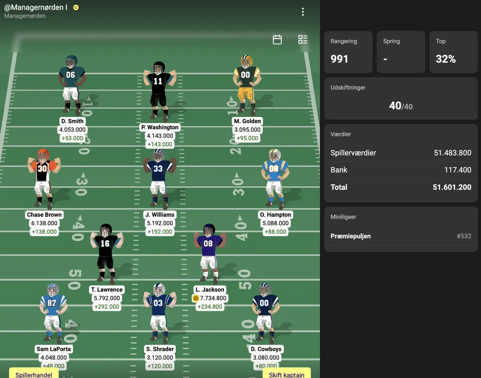 NFL-Fantasy Runde 2