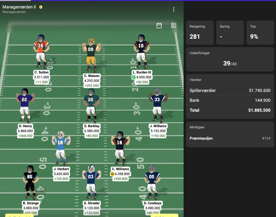 NFL-Fantasy Runde 2